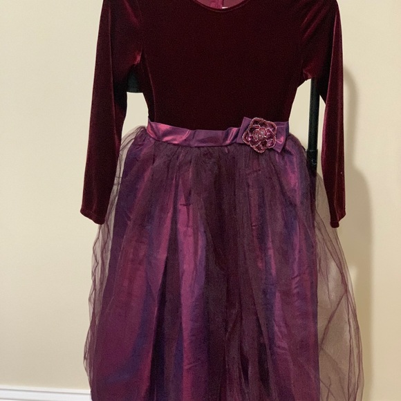 jane copeland Other - Girls Party dress size 10 cranberry color